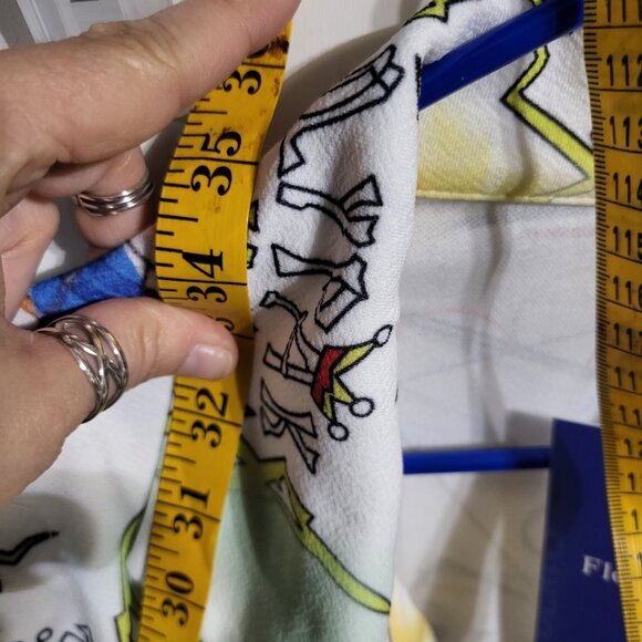 NWT VINTAGE 80'S STYLE GRAFITTI ART PRINT CASUAL JACKET BLAZER SZ XXL - Picture 7 of 8